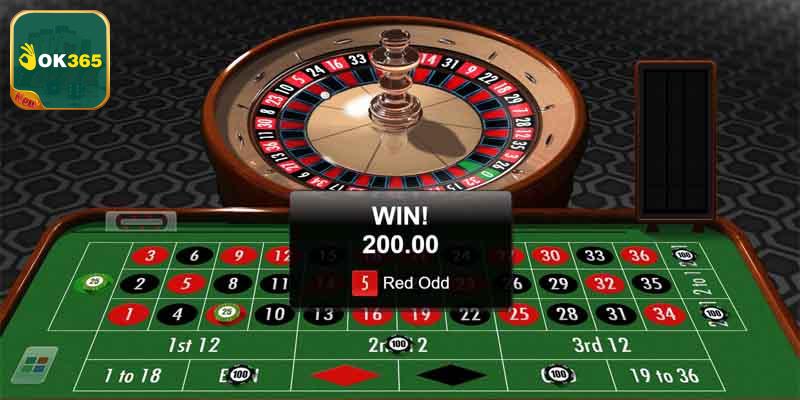 Quy trình tham gia vòng quay roulette OK365 dễ dàng